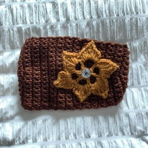 Hand knitted headband/ ear warmers.